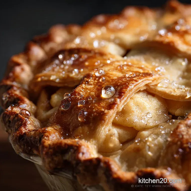 Apple Pie: the Quintessentially British Deep-Dish Pie with Flaky Butter Crust presentation