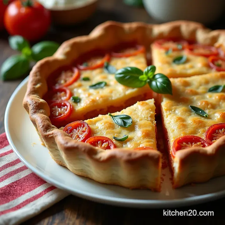 Heirloom Heaven The Perfect FlakyCrusted Southern Tomato Pie