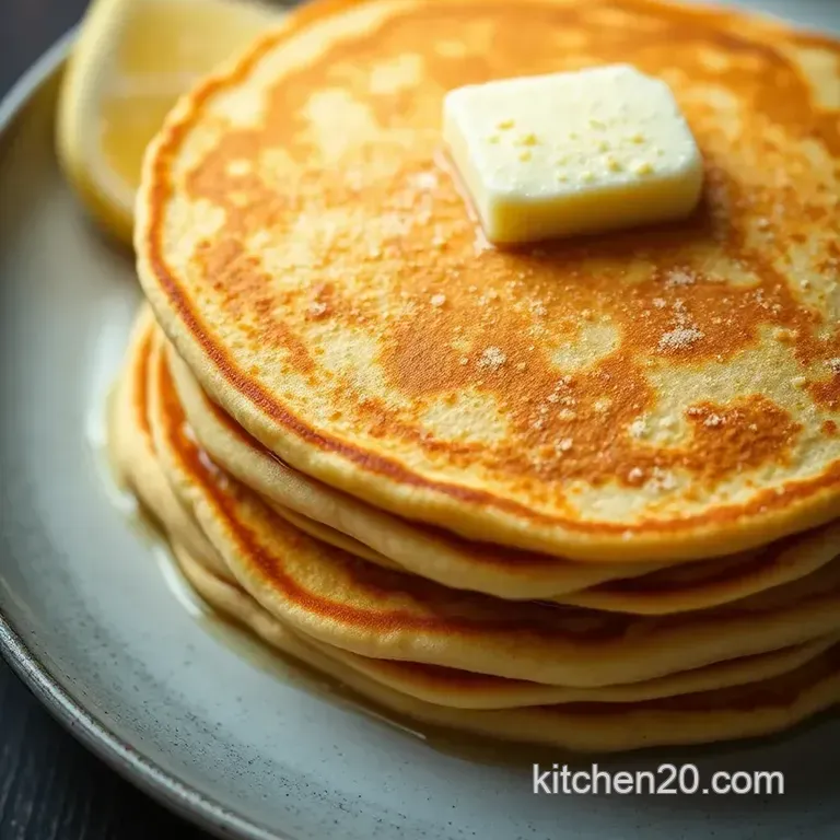 Fluffy Cottage Cheese Pancakes: a Protein-Packed Breakfast Delight presentation