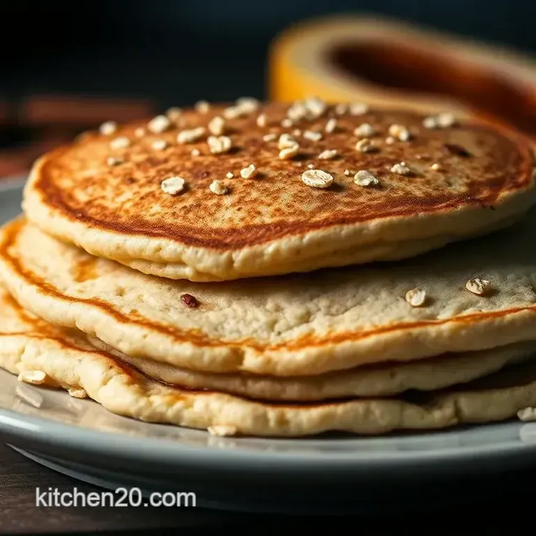 My Favorite Fluffy & Healthy Oatmeal Pancakes Recipe | Easy & Delicious Breakfast