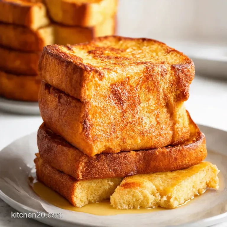 French Toast Fit for a King or Queen Easy Breezy Brioche Edition presentation