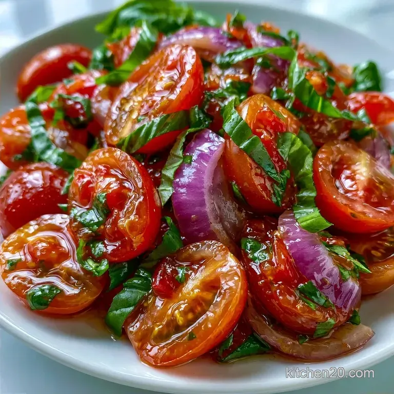 Balsamic Tomato Salad with Fresh Basil