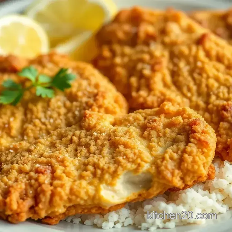 Fried Chicken Schnitzel Crispy Delight