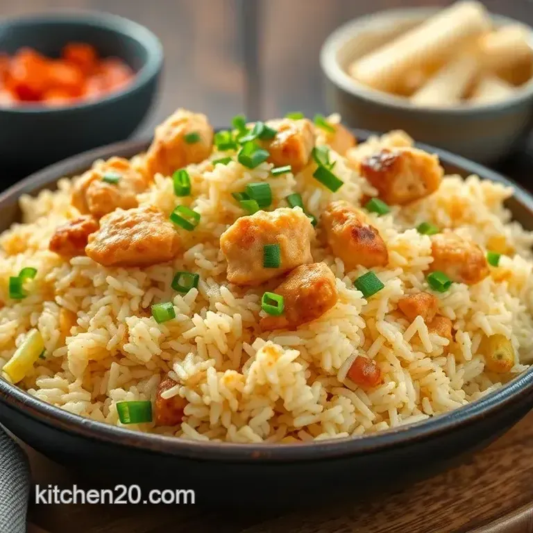 Fried Rice Chicken Delight in 25 Minutes