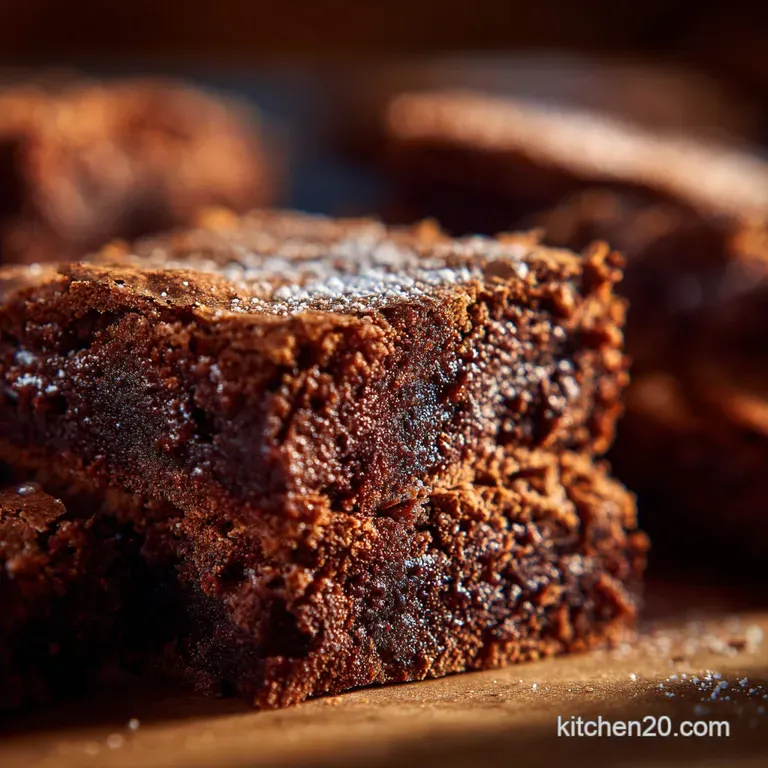 Brownies the Ultimate Onebowl Recipe for Fudgy Crinkle Tops presentation