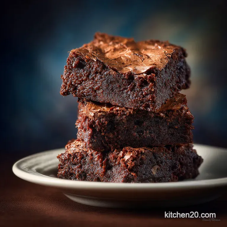 Brownies The Ultimate OneBowl Recipe for Fudgy Crinkle Tops