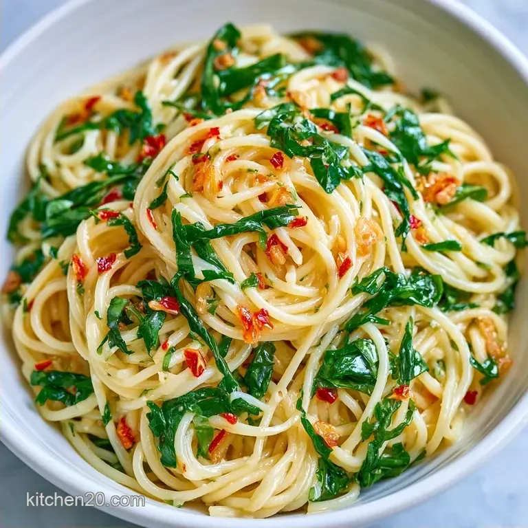 Quick Garlic Butter Basil Pasta in 15 Minutes