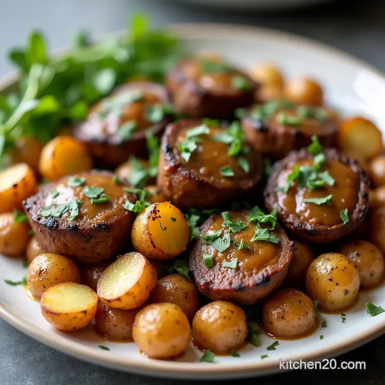 Slow Cooker Showstopper Tender Garlic Butter Beef Bites with Potatoes