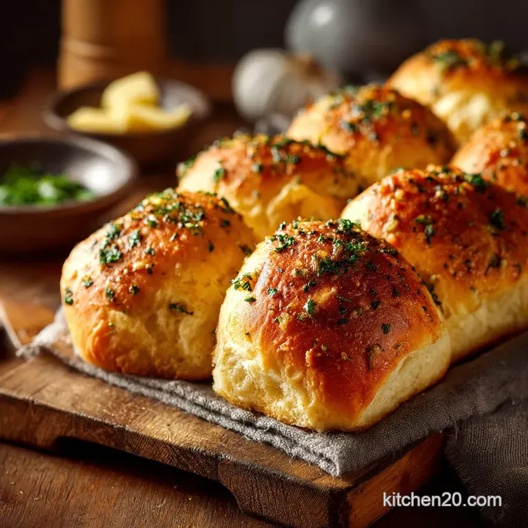 Garlic Butter Bread Rolls: Golden Pillowy Comfort for Every Meal presentation