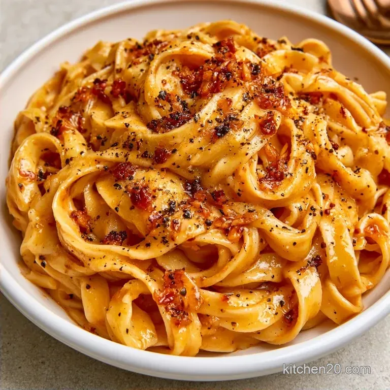 Garlic Butter Egg Noodles in 20 Minutes