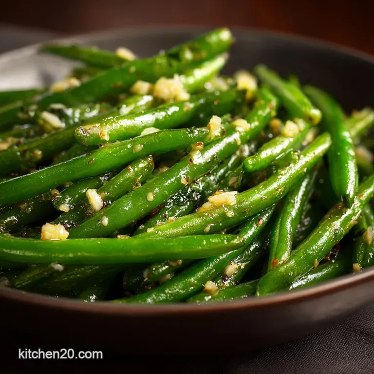 Garlic Butter Green Beans: the Vibrant 15-Minute Skillet Side Dish presentation