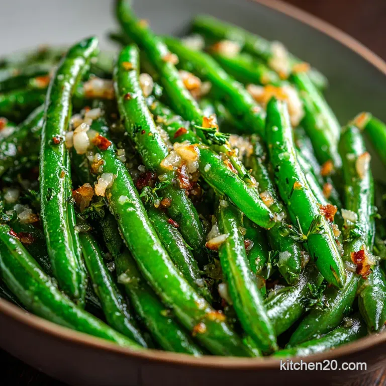 Garlic Butter Green Beans: The Vibrant 15-Minute Skillet Side Dish