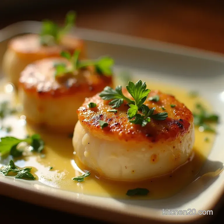 Goldenseared Garlic Butter Scallops Restaurant Quality in 20 Minutes Flat presentation