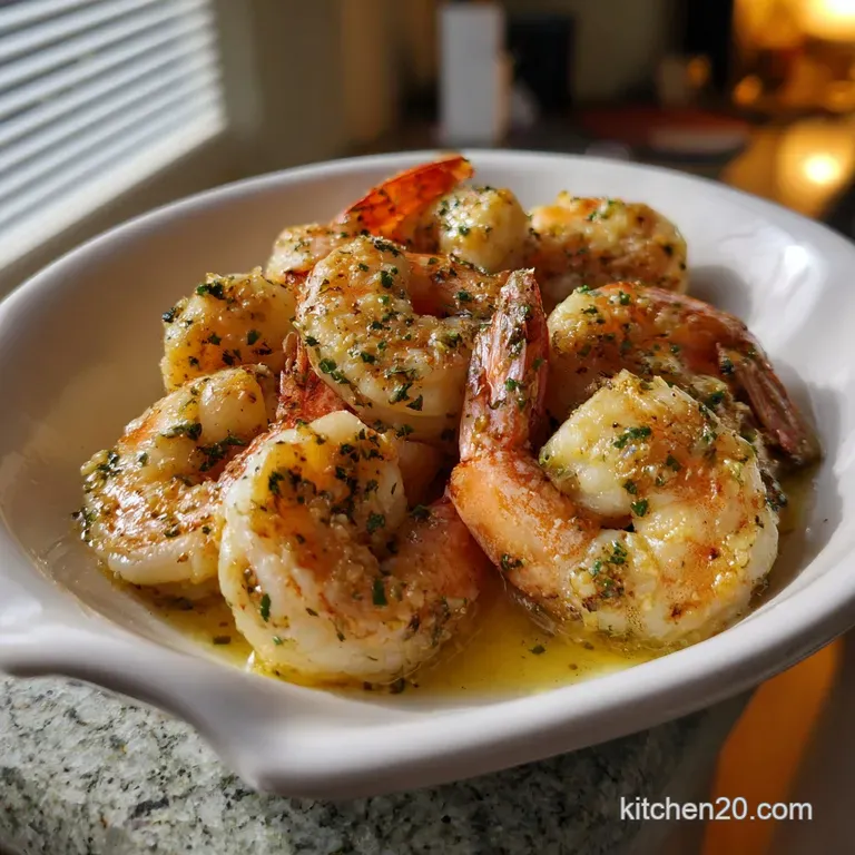 New Years Eve Food Idea with Garlic Shrimp