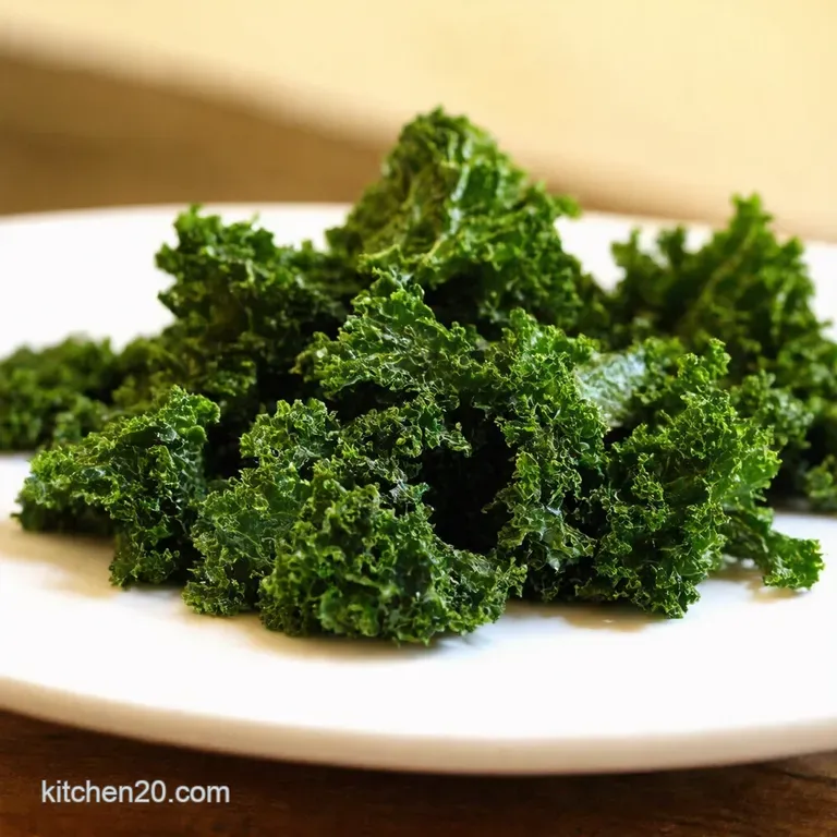 Get Your Greens on Crispy Baked Kale Chips presentation