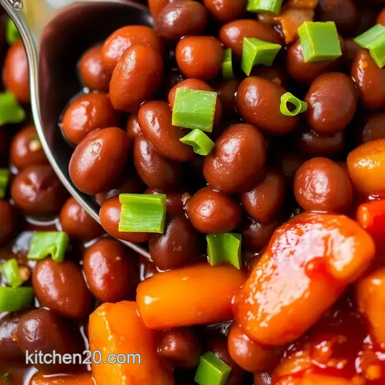 Gochujiang Pit Beans Recipe: Easy & Delicious Korean Comfort Food! presentation