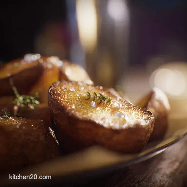 Golden Air Fryer Roasted Potatoes: Pub Grub Perfection presentation