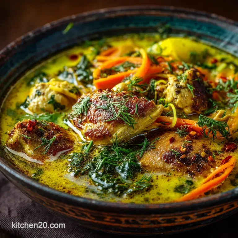 The Golden Healer Ginger Turmeric Chicken Detox Soup Recipe