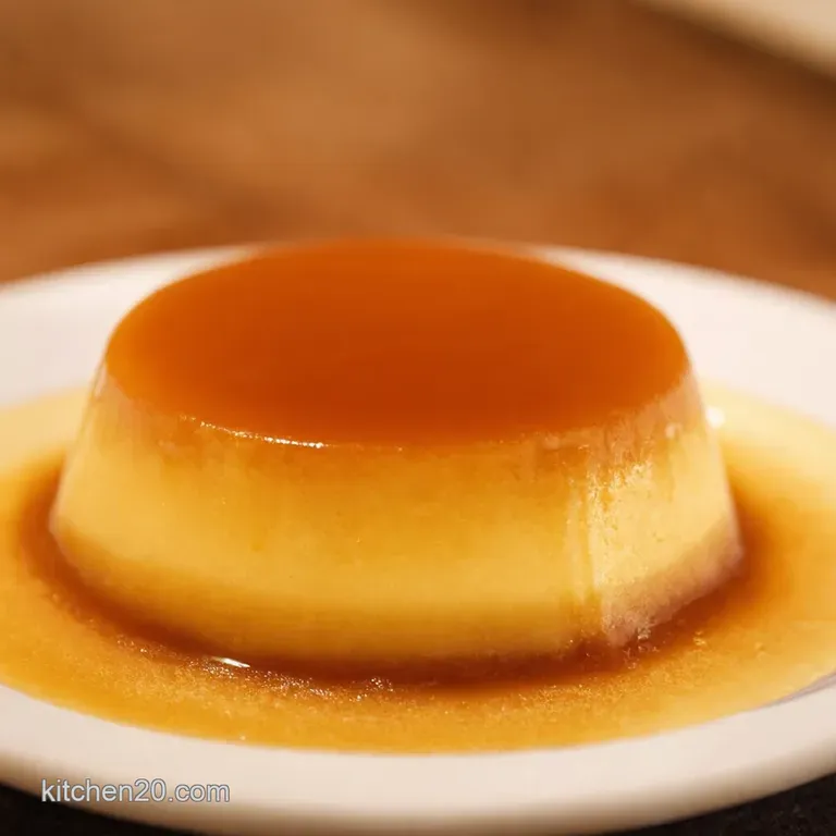 Golden Perfection Foolproof Caramel for Cr&egrave;me Caramel presentation