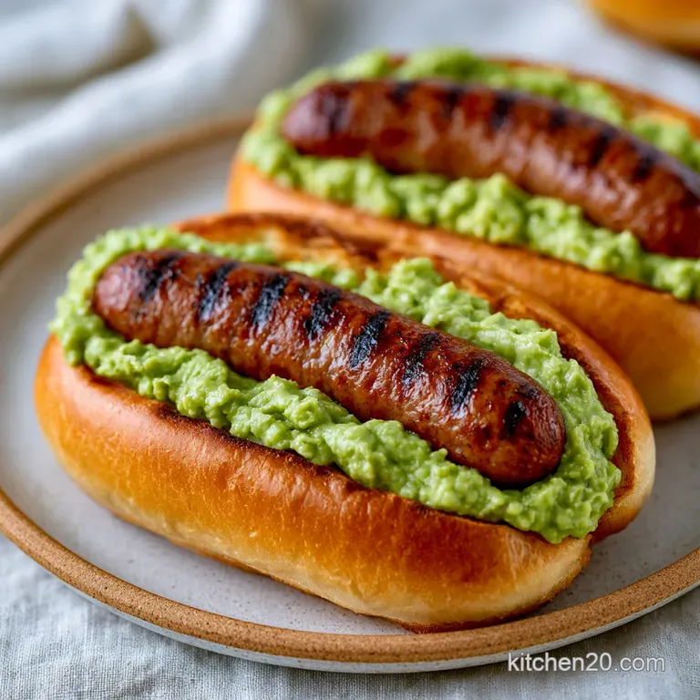 Gourmet Loaded Hot Dogs: Silky Avocado Finish