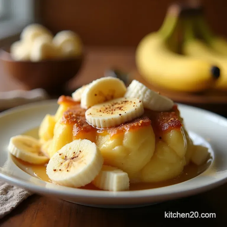 Grandma Bettys Authentic Southern Banana Pudding presentation