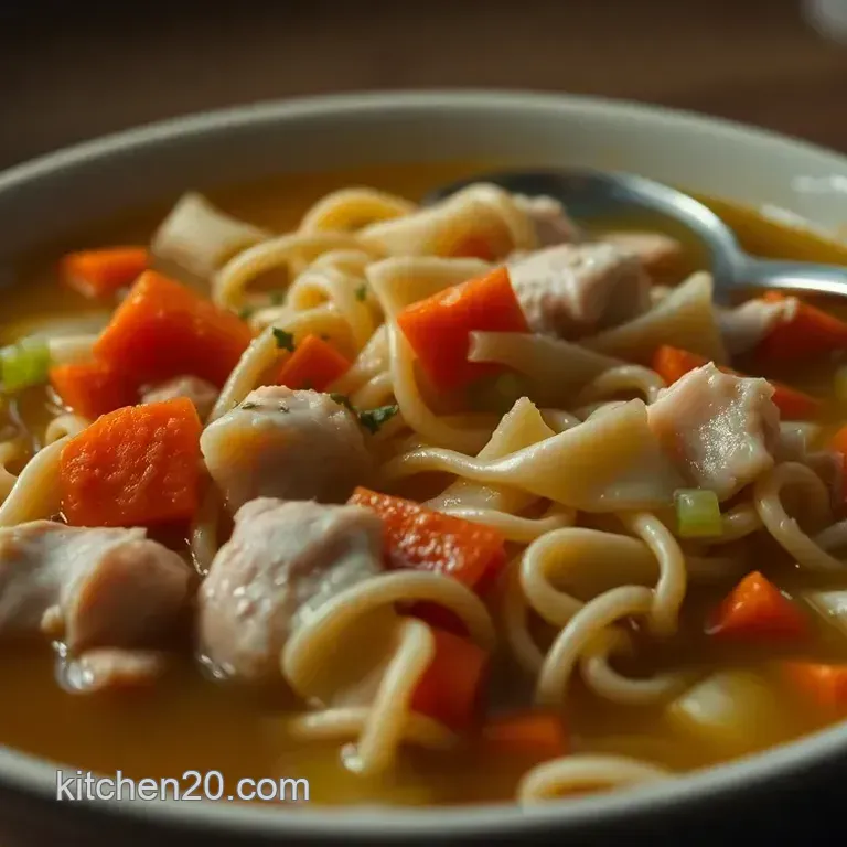 Grandma s Hug-in-a-Bowl: The Ultimate Homemade Chicken Noodle Soup