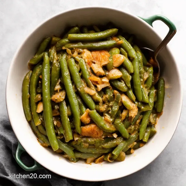 Grandmas NeverFail Green Bean Casserole
