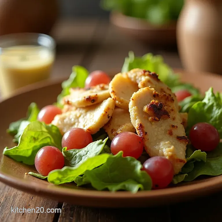 Grapes of Yore Chicken Salad a Sweet Savory Classic presentation