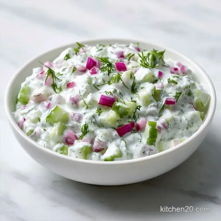 Refreshing Greek Yogurt Cucumber Salad