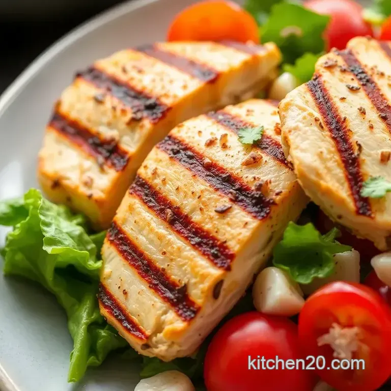 Grilled Chicken Salad - Fresh & Healthy Delight presentation
