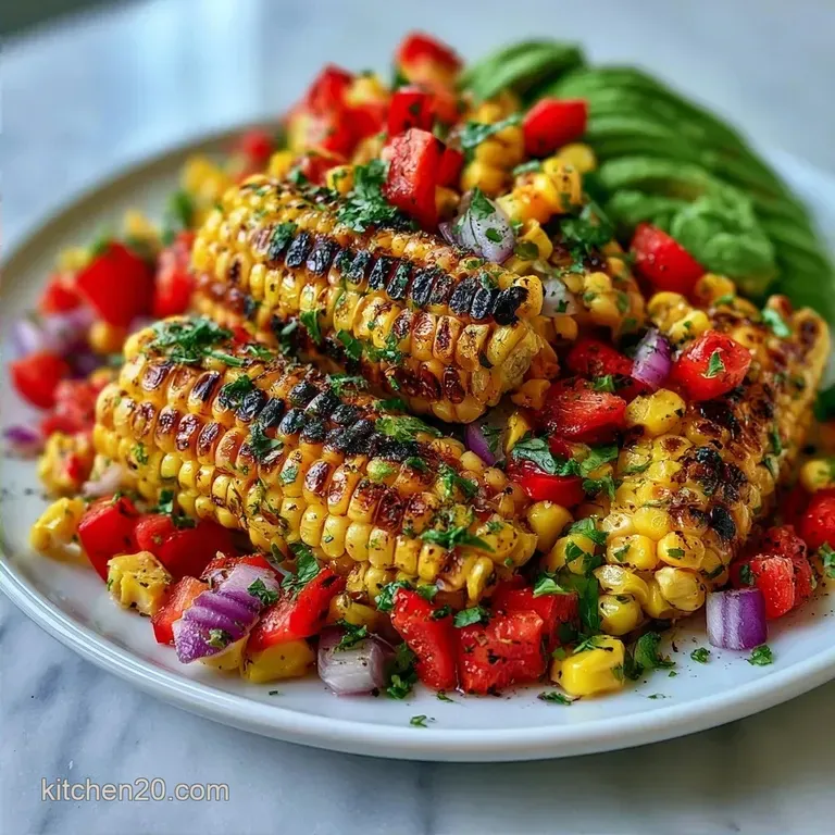 Grilled Corn Summer Salad: Smoky and Zesty