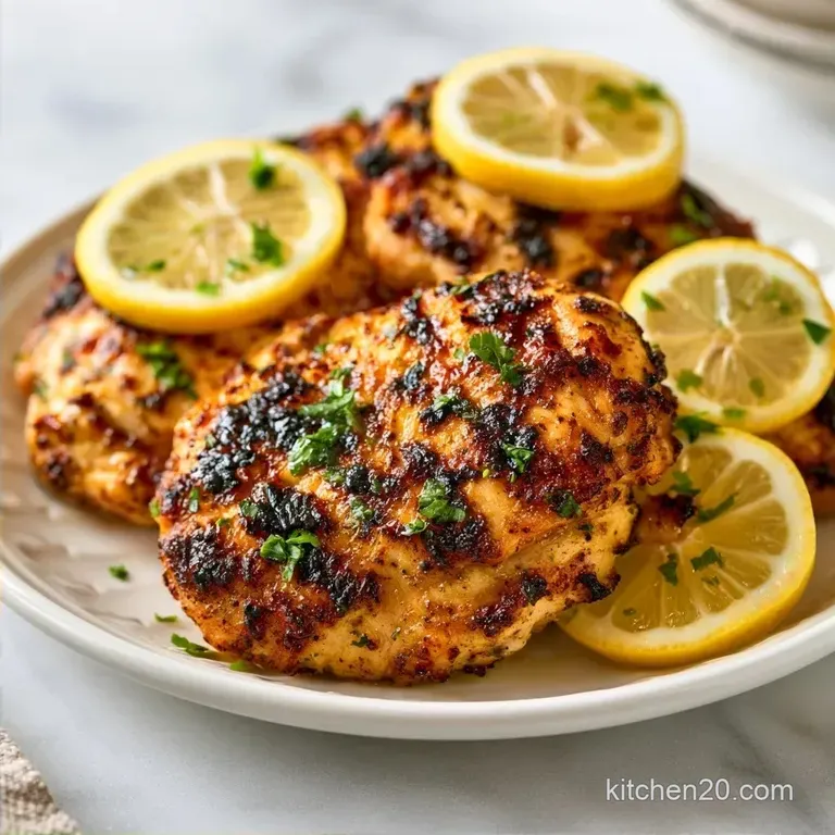Grilled Lemon Chicken Thighs: Zesty and Tender