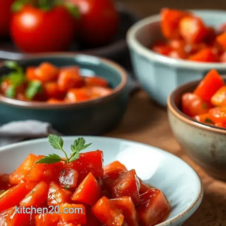 Grilled Tomato Salsa with Fresh Flavor