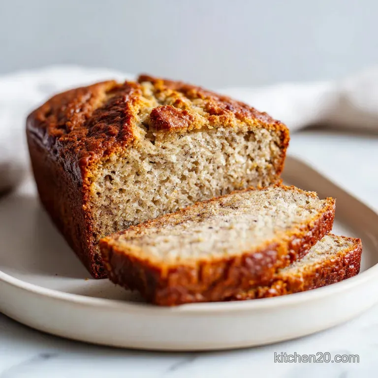 Healthy Banana Bread: Moist and Protein-Rich
