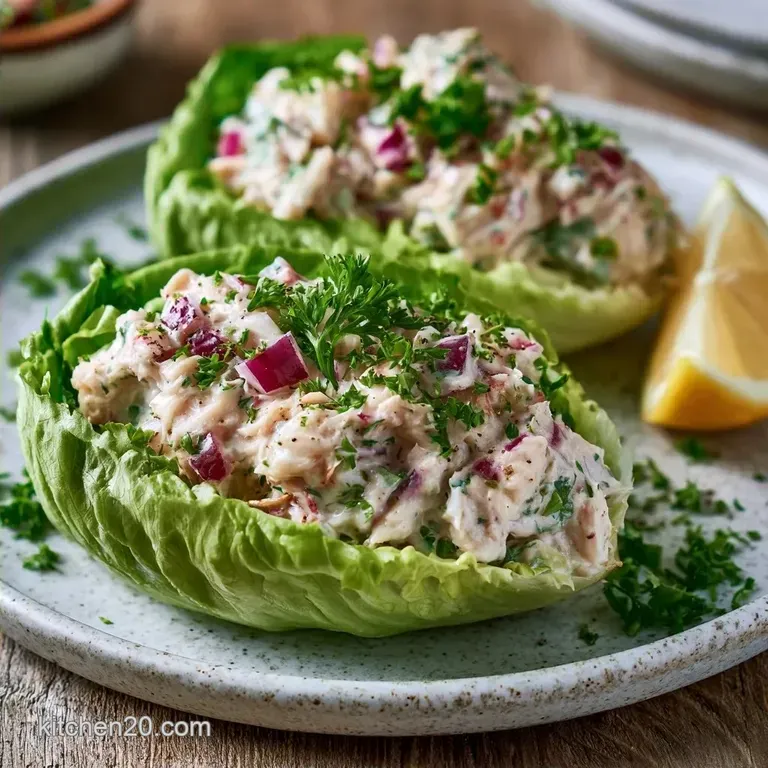 Healthy Crab Lettuce Wraps: Zesty and Crisp