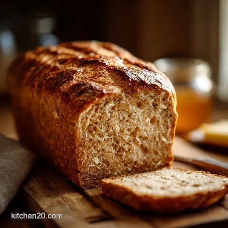 Oatmeal Bread the Softest Honey Loaf and Best Sandwich Bread Recipe presentation