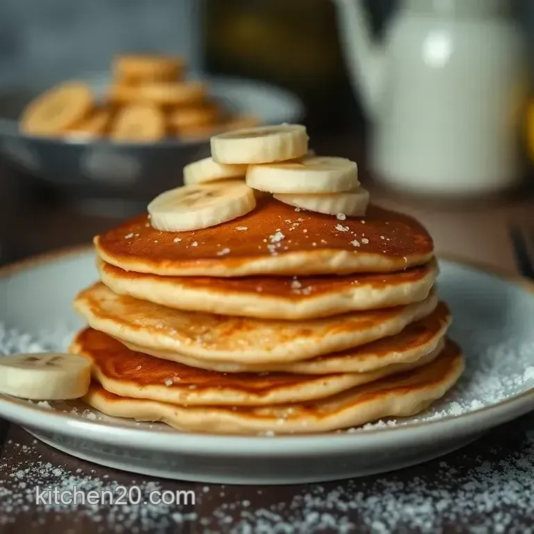 Heavenly Banana Pancakes: Fluffy and Delicious