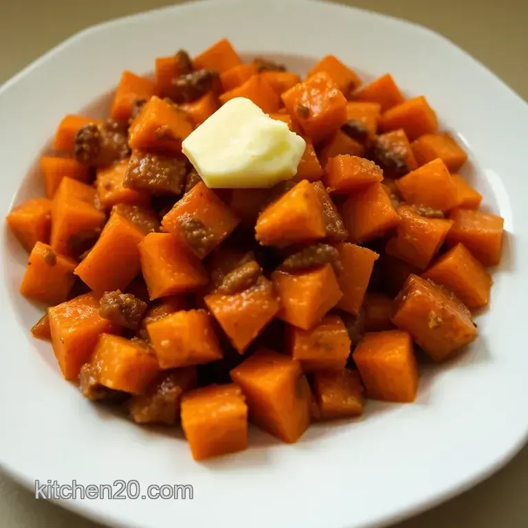 Heavenly Candied Sweet Potatoes: a Southern Delight presentation