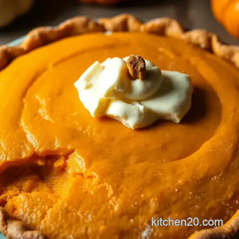 Heavenly Fresh Pumpkin Pie: A Taste of Autumn