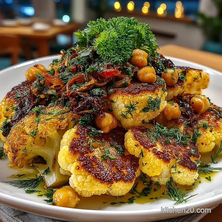 The Best Herby Cauliflower Salad with Chickpeas Recipe