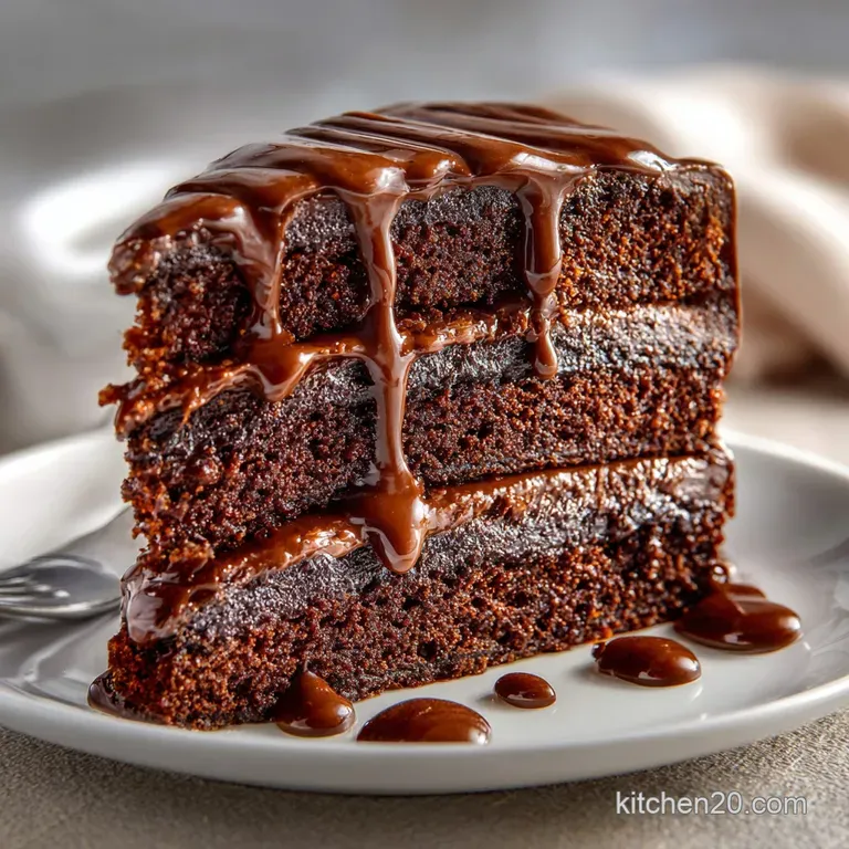 Hersheys Perfectly Chocolate Cake the Deeply Moist Classic Fudge Recipe presentation