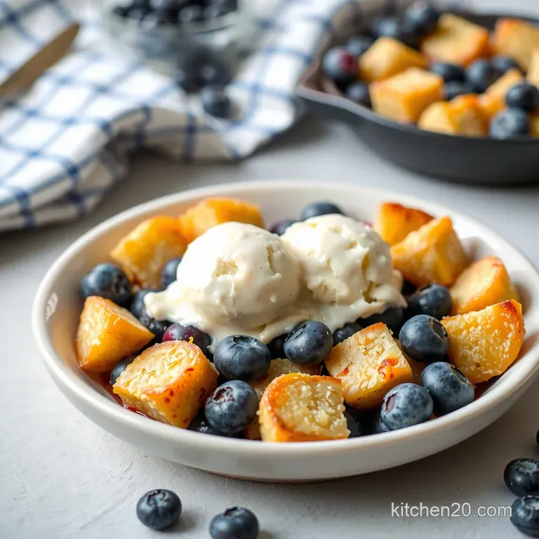 The SunDrenched Summer Staple Heavenly Homemade Blueberry Cobbler