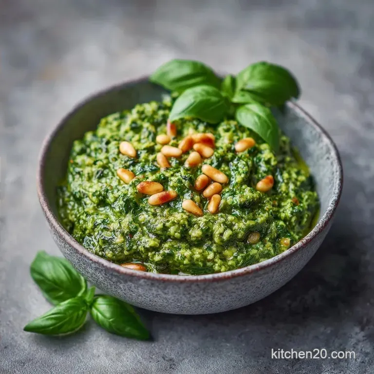 Homemade Garden Basil Pesto: Bright and Punchy