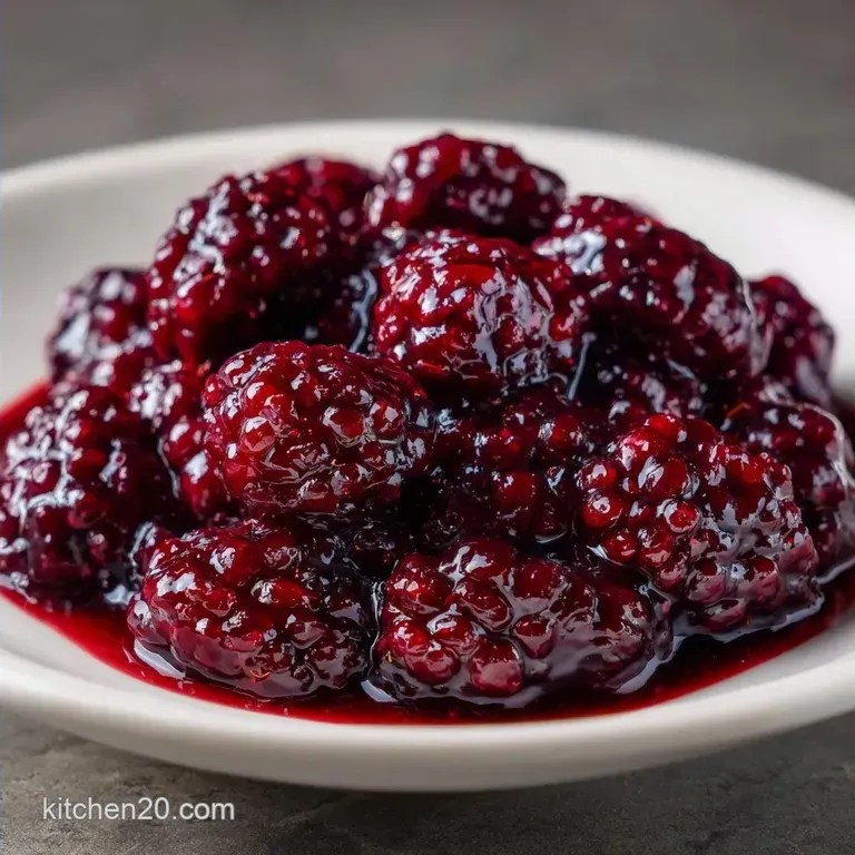 Mulberry Jam: Naturally Thick and Low-Sugar