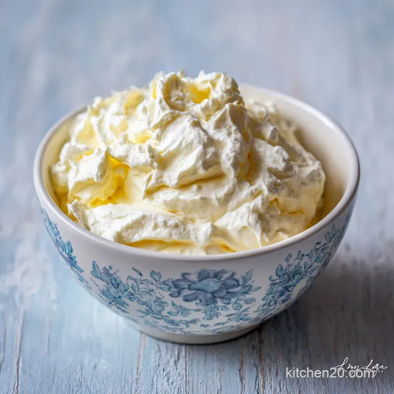 Dollop of creamy sour cream on a rustic wooden spoon. Its rich texture invites you in for a taste of tangy goodness.