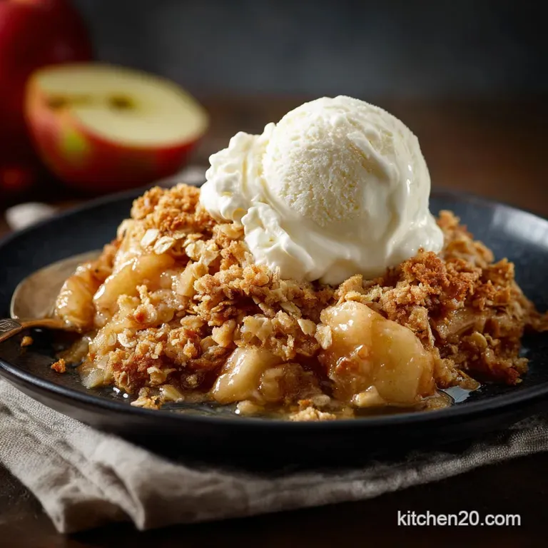 Apple Crisp with Oats the Ultimate Homestyle Crumble Recipe presentation
