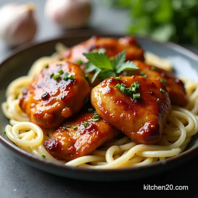 Honey Garlic Chicken Thighs