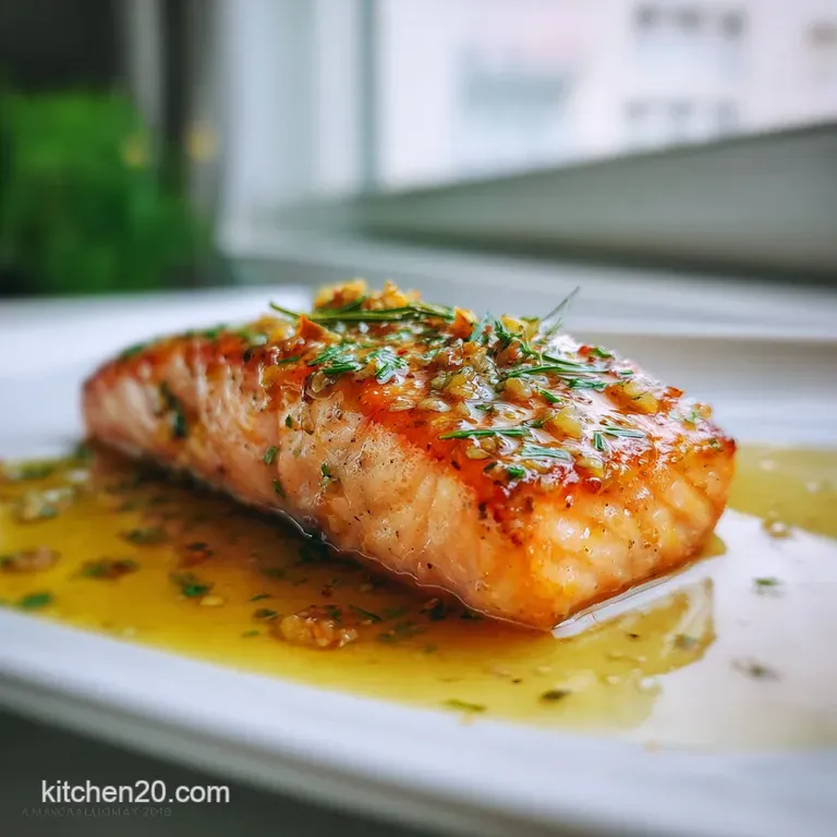 Honey Garlic Glazed Salmon: Mahogany Crust