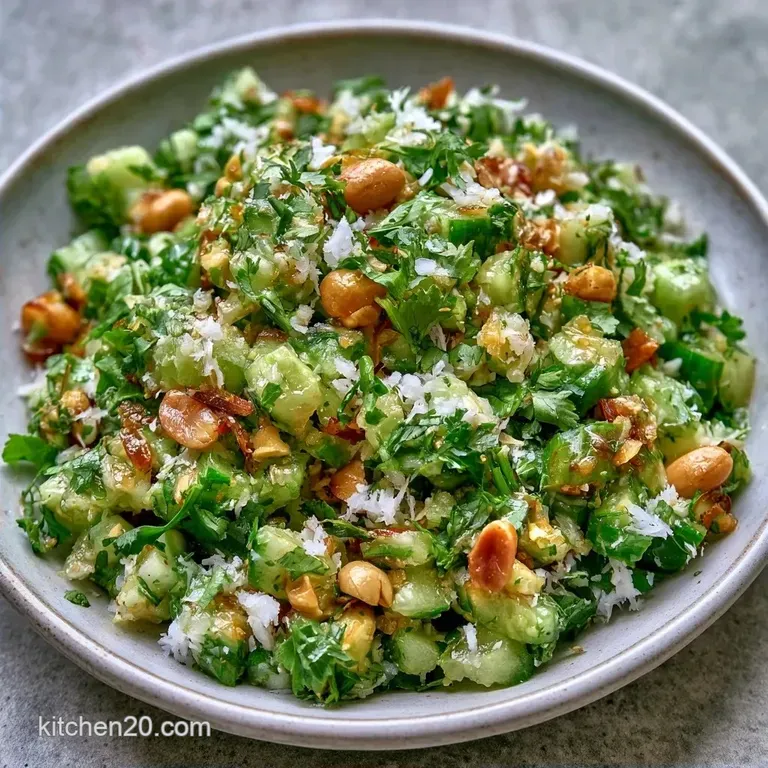 Authentic Indian Cucumber Salad