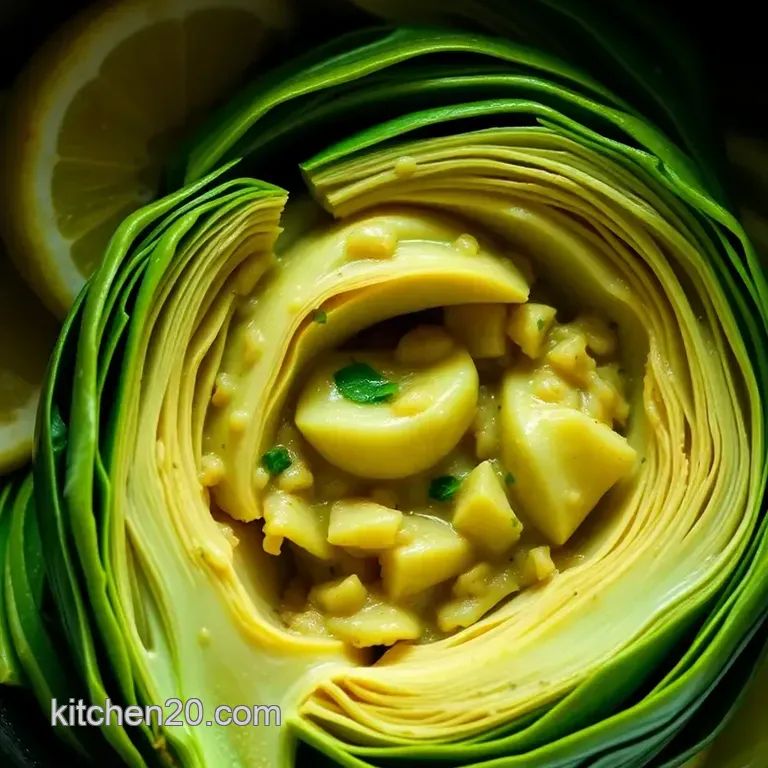 Instant Pot Artichokes with Garlic Herb Butter presentation